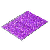 Carnet cristal druzy - améthyste pourpre (Côté gauche)