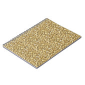 Carnet cristal druzy - or métallique (Côté gauche)