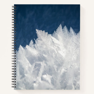 Carnet Cristaux de glace d'hiver