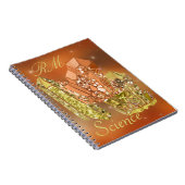 Carnet Cristaux de Parties scintillant Sienna Coral & Gol (Côté Droit)