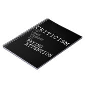 Carnet Critique (Côté gauche)
