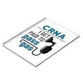 Carnet CRNA I est payé pour passer du gaz (Côté gauche)