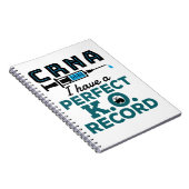 Carnet CRNA J'Ai Un Dossier K.O. Parfait (Côté Droit)