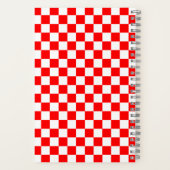 Carnet Croatie | Hrvatska | Monogramme du nom à carreaux (Verso)