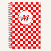 Carnet Croatie | Hrvatska | Monogramme du nom à carreaux (Recto)