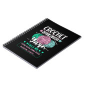 Carnet Crochet - Crochet remplit mes jours (Côté gauche)