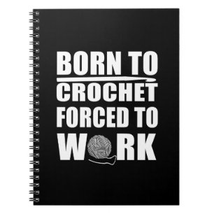Carnet crochet drôle de crochet citation cadeau