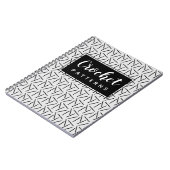 Carnet Crochet Hooks Fil et Motif de l'artisanat Organisa (Côté gauche)