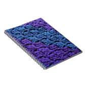 Carnet Crochet pourpre et bleu (Côté Droit)