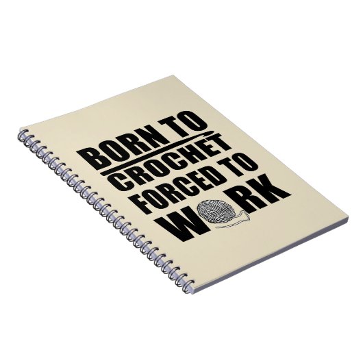 Carnet crocheters cadeau drôle crochet devis (Côté Droit)