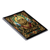 Carnet Crocodile, Art Déco Faune (Côté Droit)