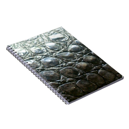 Carnet Crocodile Caiman Faux Alligator-Skin Design (Côté Droit)