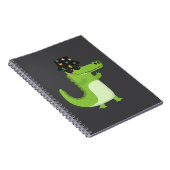 Carnet Crocodile Cool avec Lunettes de Soleil | (Côté Droit)