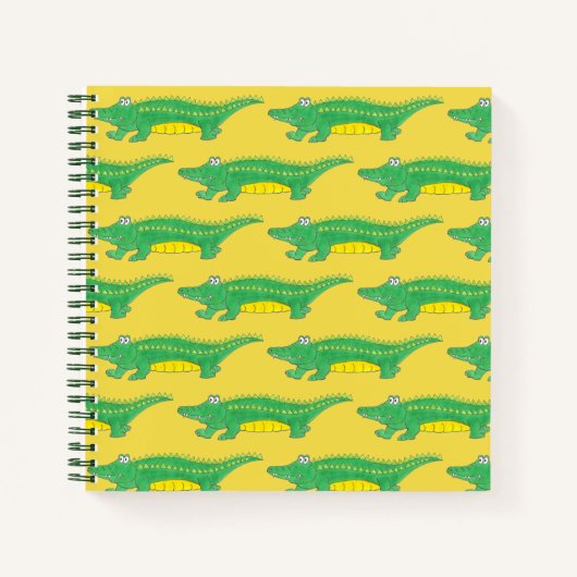 Carnet Crocodile de Crocodile de Crocodile de Gator Vert (Devant)