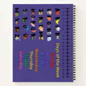 Carnet Crocodile Musical Retour À L'École Niveau Customis (Dos)