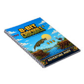 Carnet Crocodile, Rétro Pixel Art 8-Bit (Côté Droit)