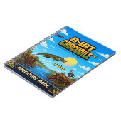 Carnet Crocodile, Rétro Pixel Art 8-Bit (Côté gauche)