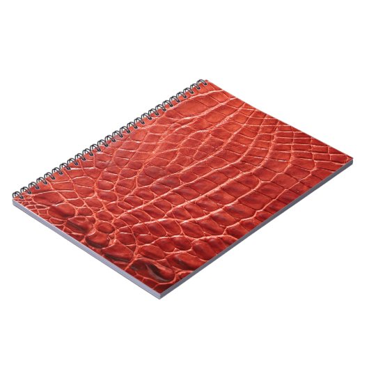 Carnet Crocodile texture cuir (Côté gauche)
