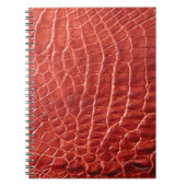 Carnet Crocodile texture cuir (Devant)