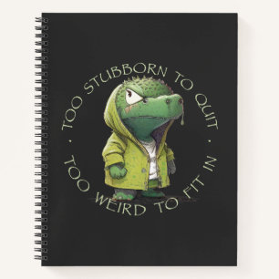 Carnet Crocodile Trop Têtu Pour Quitter Trop Étrange Pour