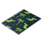 Carnet Crocodiles de dessin : Alligator Palms Motif. (Côté gauche)