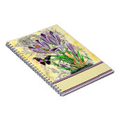 Carnet Crocus et papillon (Côté Droit)