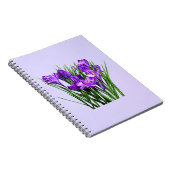 Carnet Crocus pourpres (Côté Droit)