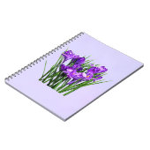 Carnet Crocus pourpres (Côté gauche)