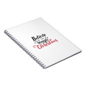 Carnet Croire à la magie de Noël (Côté Droit)
