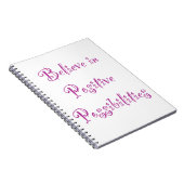 Carnet Croire aux possibilités positives (Côté Droit)