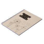 Carnet Croire en Voeux Dandelions (Côté gauche)