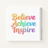 Carnet Croire réussir Inspirer (Dos)