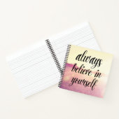 Carnet Crois Toujours En Toi-Même (Intérieur)