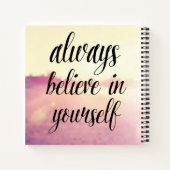 Carnet Crois Toujours En Toi-Même (Dos)