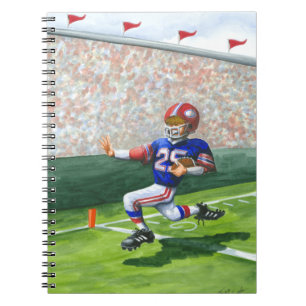 Carnet Croisement de la ligne de but pour un touchdown