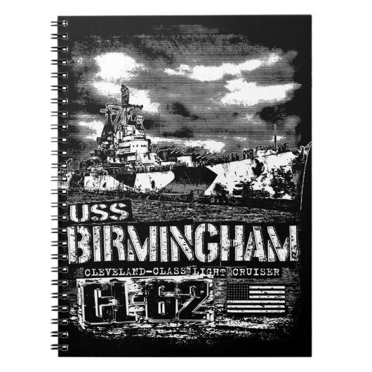 Carnet croiseur léger Birmingham (Devant)