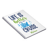 Carnet Croisière de nom personnalisé (Côté Droit)