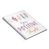 Carnet Croissance de pensées positives, Citation Inspirat (Côté Droit)