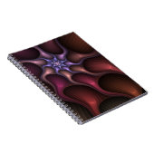 Carnet Croissance magique Moderne Abstrait coloré Fractal (Côté Droit)