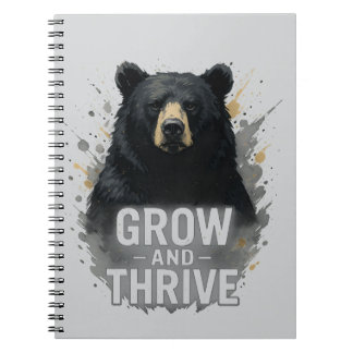 Carnet Croissance majestueuse Ours Noir Art