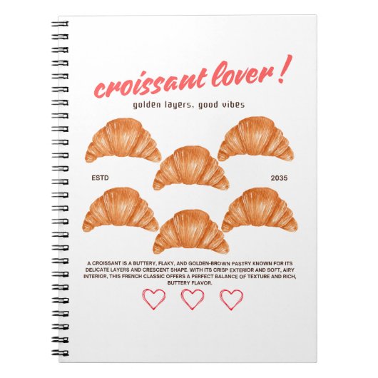 Carnet croissant (Devant)
