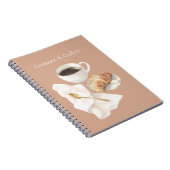 Carnet Croissant & Café (Côté Droit)
