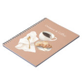 Carnet Croissant & Café (Côté gauche)