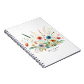 Carnet Croître dans la grâce florale (Côté Droit)