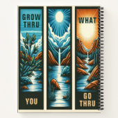 Carnet Croître par ce que vous allez Trru (Dos)