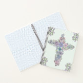 Carnet Croix baroque à fleurs (Intérieur)