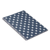 Carnet Croix blanches sur bleu-gris (Côté Droit)
