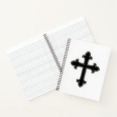 Carnet Croix chrétienne (Intérieur)