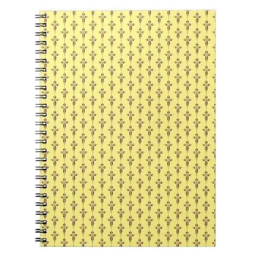Carnet Croix chrétienne violette (Devant)