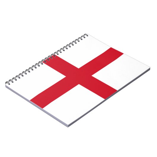 Carnet Croix de St George ~ Drapeau d'Angleterre (Côté gauche)